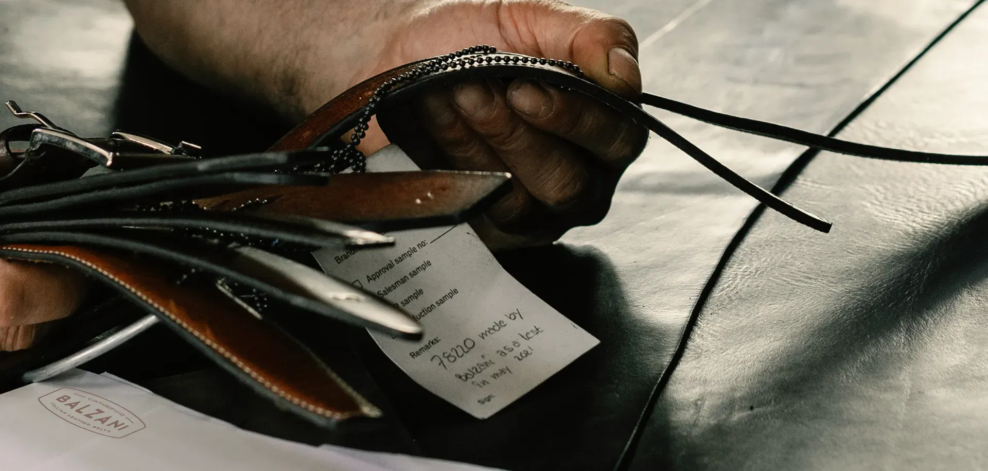 Cinturificio Balzani - handcrafted leather belts - the history of belts